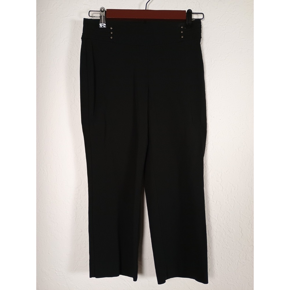 JM Collection Petite PP Black Pants Women's Career Straight Leg